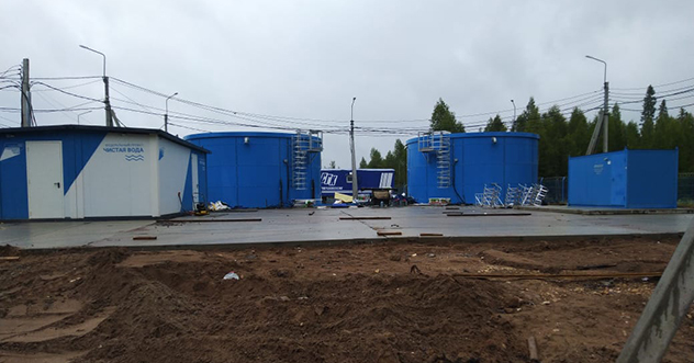 В Плесецке продолжается реконструкция системы водоснабжения