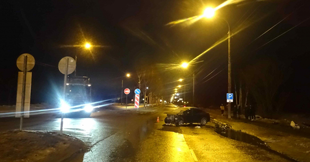 В Архангельске в результате дорожно-транспортного происшествия погиб человек