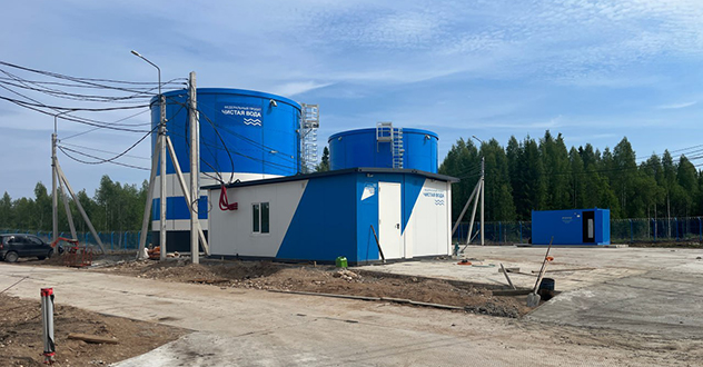 В Плесецке продолжается реконструкция системы водоснабжения