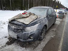В Архангельске молодой человек  угнал машину и совершил три ДТП