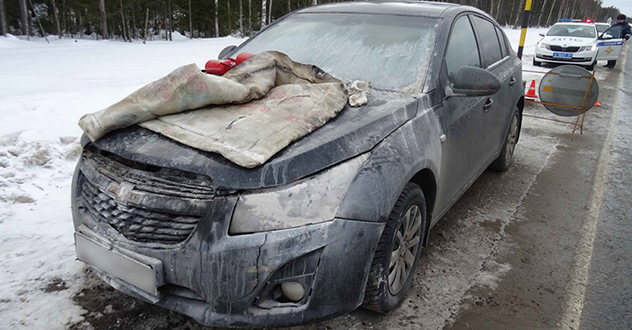 В Архангельске молодой человек  угнал машину и совершил три ДТП