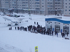 На юге Архангельской области акций протеста не было, люди просто гуляли и кормили голубей