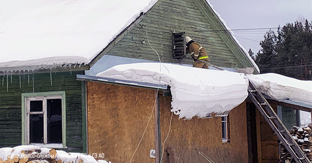 Пожарные спасли дом в Устьянском районе